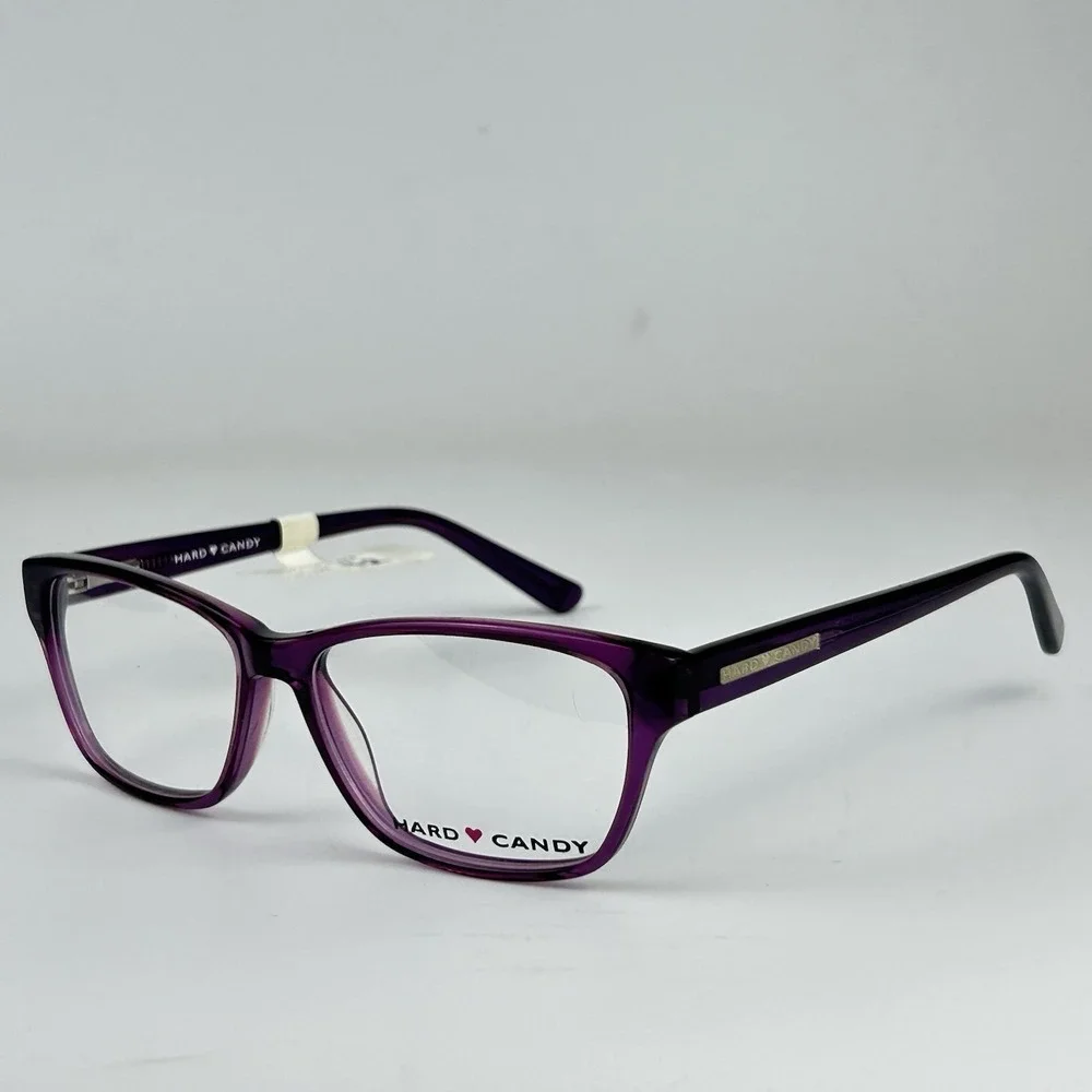 Hard Candy Purple‎ Women's Eyeglasses Frames 53-14-135 HC25 PURCR